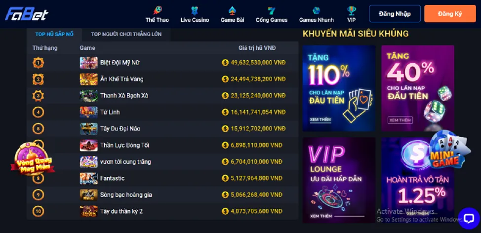 Đăng nhập và bắt đầu chơi trên for88 casino app